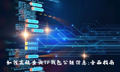 如何高效查询TP钱包公链信息：全面指南